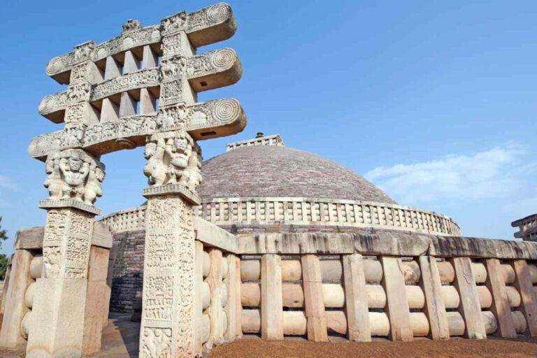 10 Lines On Sanchi Stupa