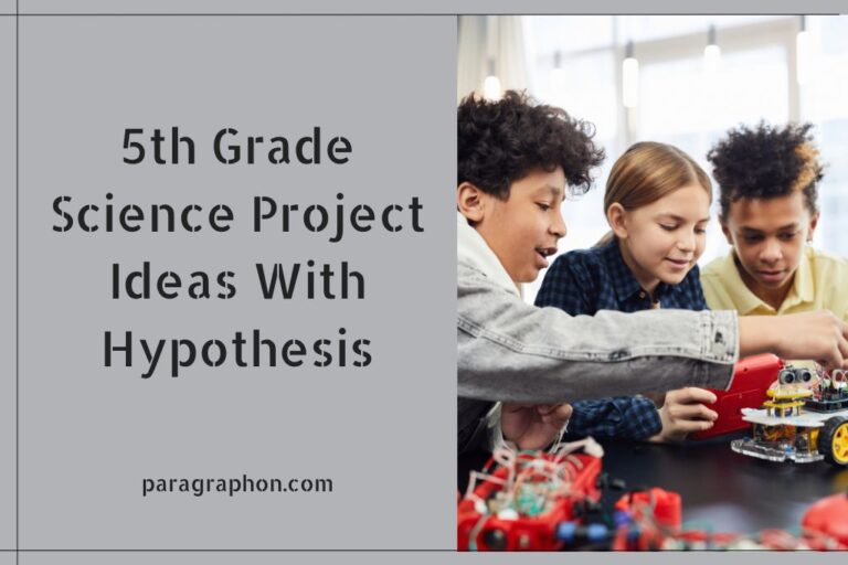 5th grade science fair project hypothesis