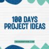 100 Days Project Ideas